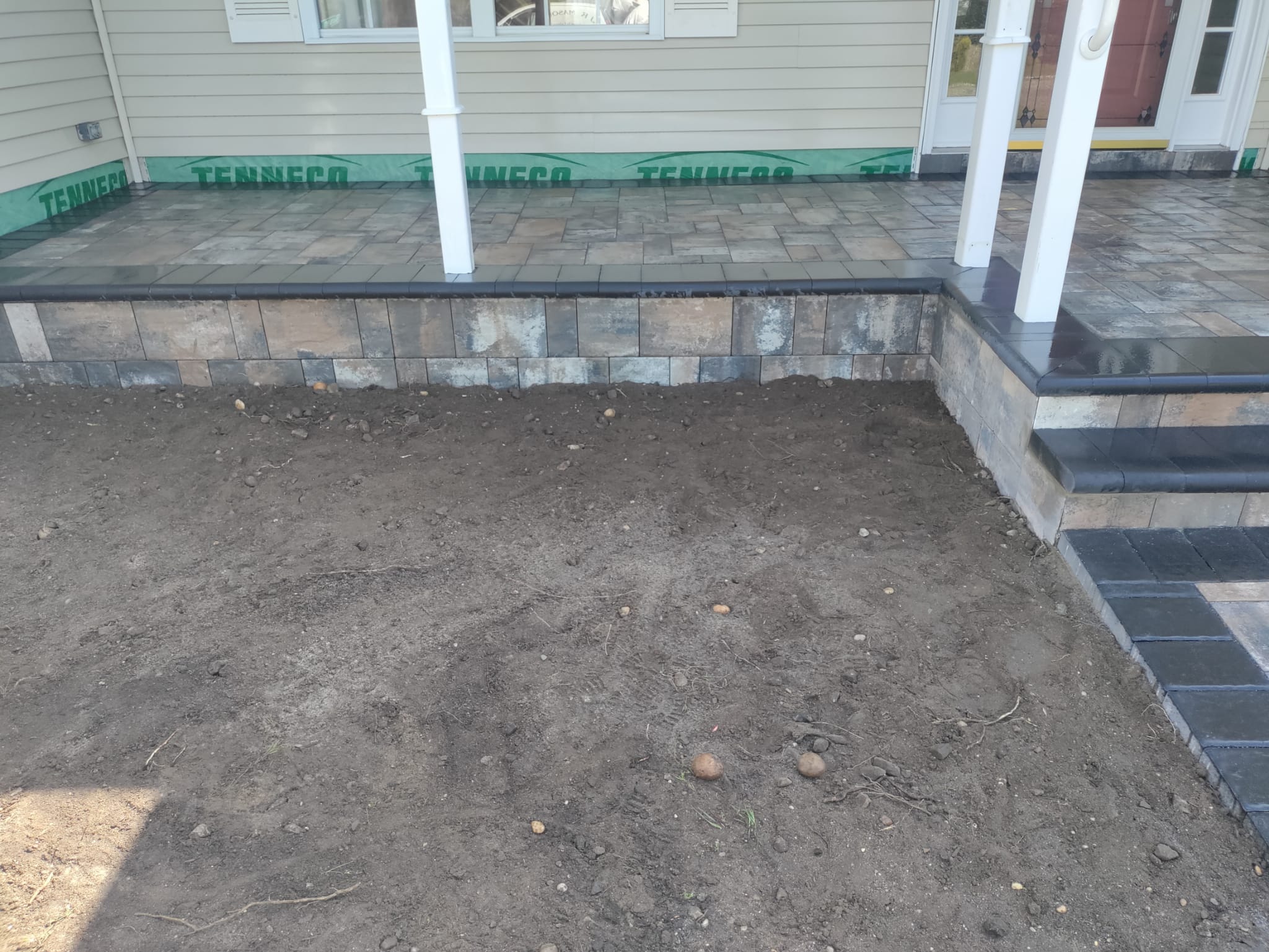Stone porch & stairs